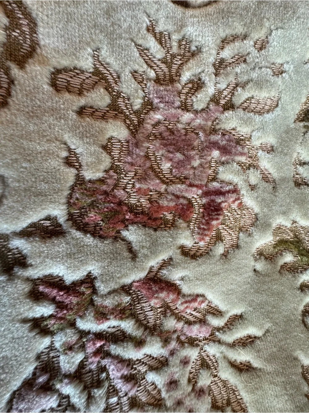 Vintage Velvet Floral Pillow Covers Set of 2 Cottagecore Tapestry Luxe Decor